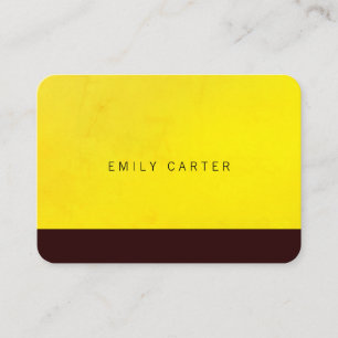 Carte De Visite Texture colorée minimaliste et finition noire