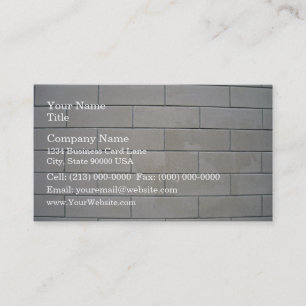 Carte De Visite Texture de blocs de béton