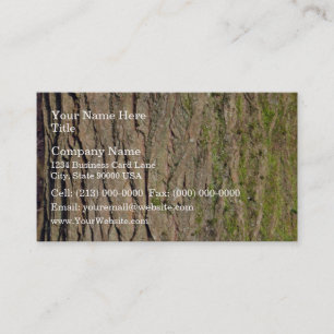 Carte De Visite Texture de l'écorce d'arbre