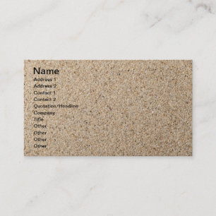 Carte De Visite Texture de sable pour l'arrière - plan