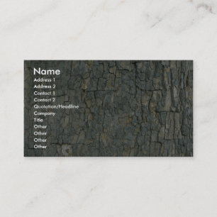 Carte De Visite Texture d'écorce d'arbre