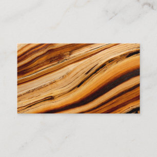 Carte De Visite Texture du grain de bois
