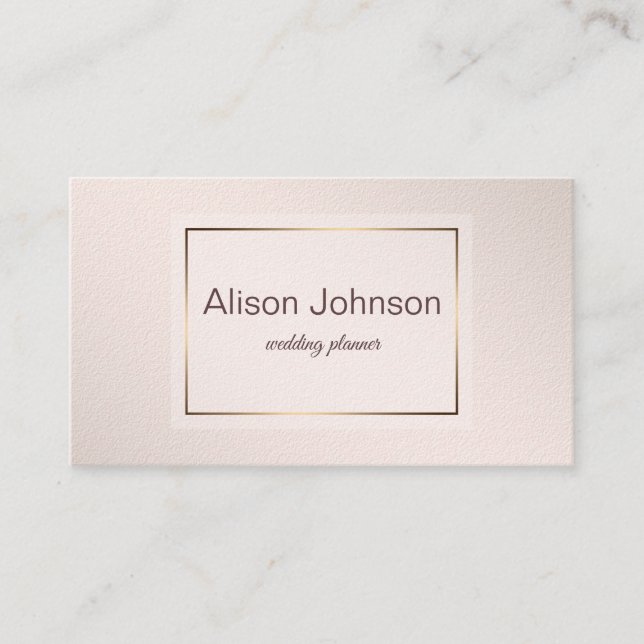 Carte De Visite Texture élégante de gradient de rose en pastel (Devant)