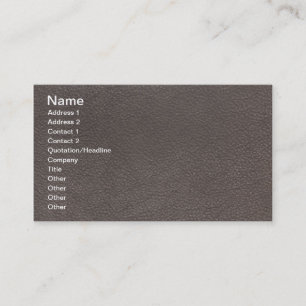 Carte De Visite Texture en cuir