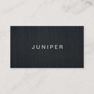 Carte De Visite Texture lisse noire moderne