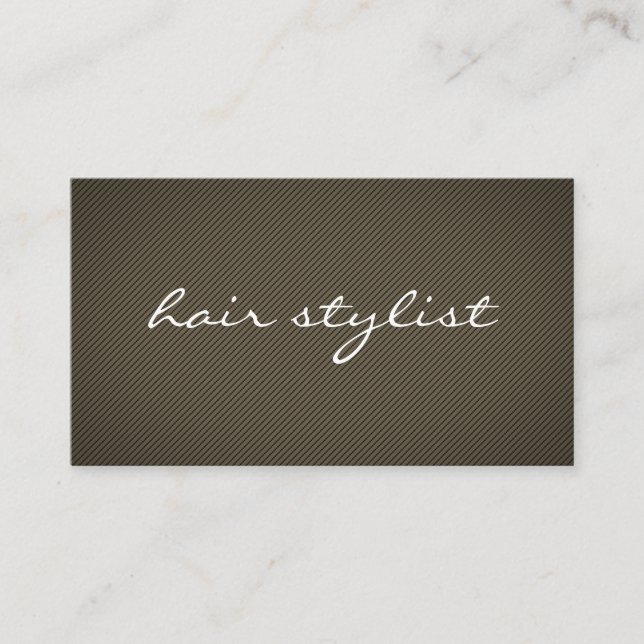 Carte De Visite Texture minimaliste Brown (Devant)