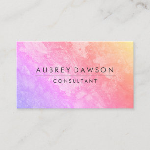 Carte De Visite Texture minimaliste moderne de granulation