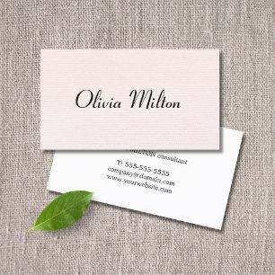 Carte De Visite Texture minimaliste Pastel Bold Networking