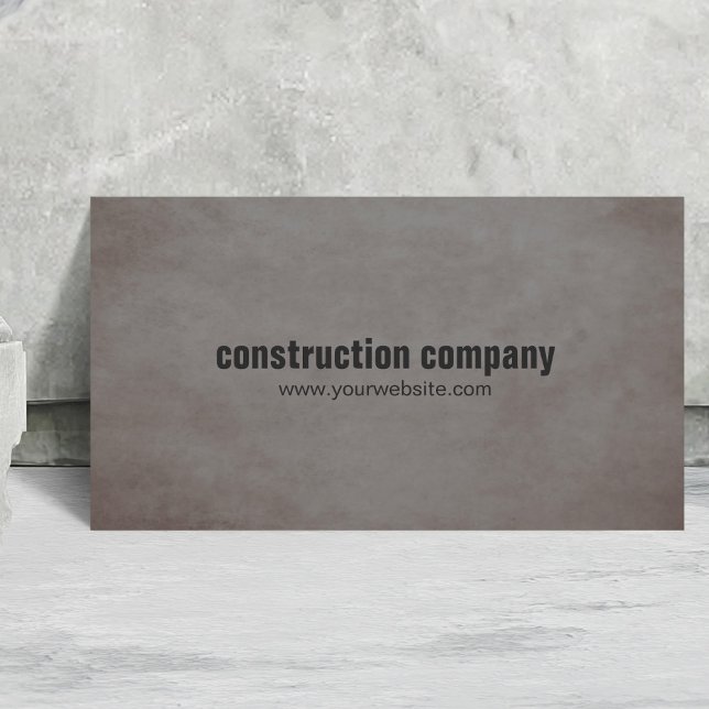 Carte De Visite Texture moderne Pierre de construction foncée (Créateur téléchargé)