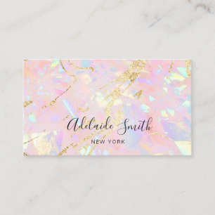 Carte De Visite texture opale abstraite