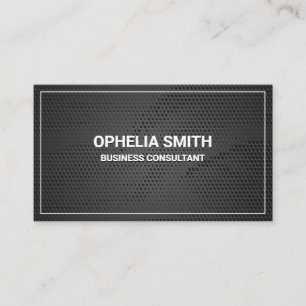 Carte De Visite Texture rouge   Bordure blanche classique