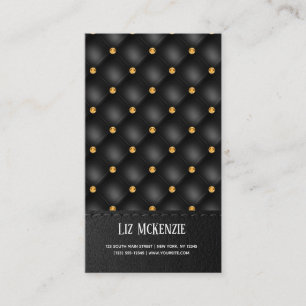 Carte De Visite Texture Tufted de luxe