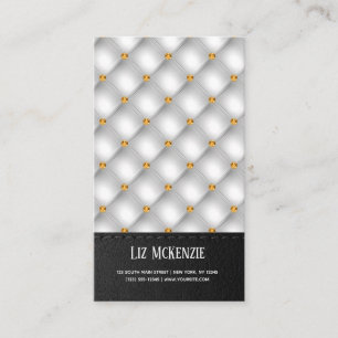Carte De Visite Texture Tufted de luxe