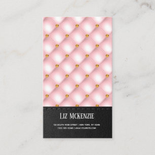 Carte De Visite Texture Tufted de luxe