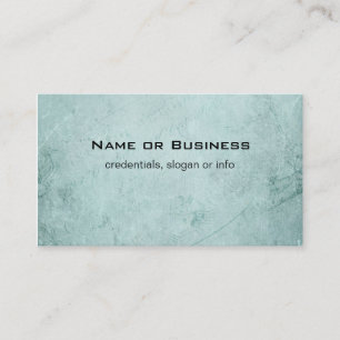 Carte De Visite Texture verte dégradée avec écriture Vintage