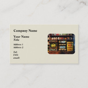 Carte De Visite Thé et café