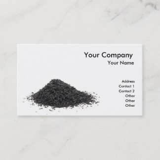 Carte De Visite Thé noir