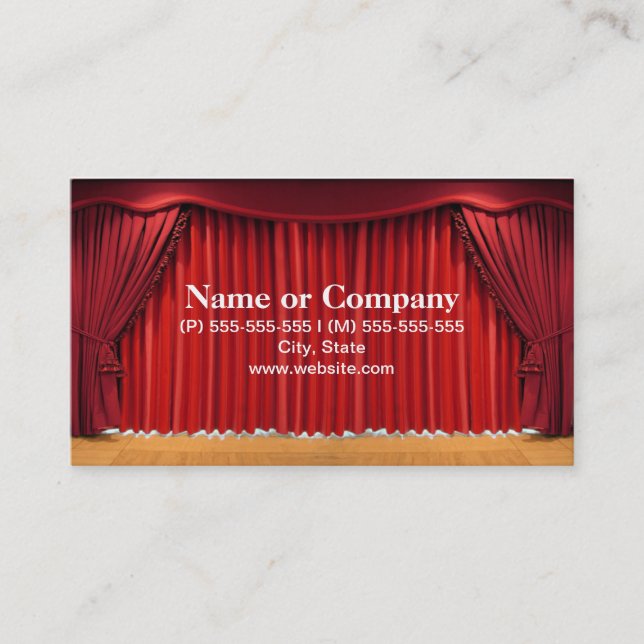 CARTE DE VISITE THEATRE (Devant)