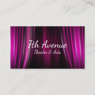 Carte de visite théâtre et arts
