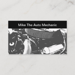 Carte De Visite Thème Auto Mécanique