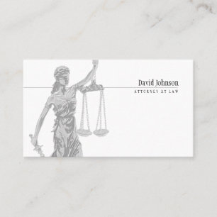 Carte De Visite Thème   Avocat