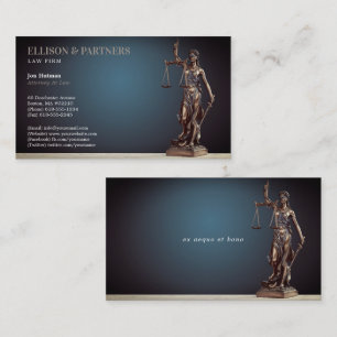 Carte De Visite Thème   Avocat