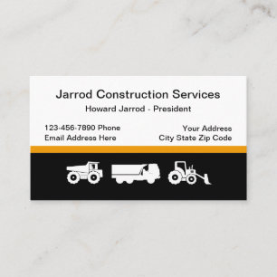 Carte De Visite Thème de construction