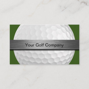 Carte De Visite Thème de golf Modern Two Side