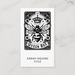 Carte De Visite Thème de Tarot Queen Bee