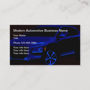 Carte De Visite Thème Services Automobile
