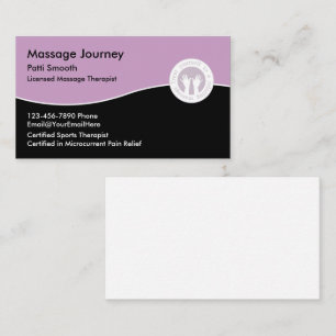Carte De Visite Thérapeute de massage agréé