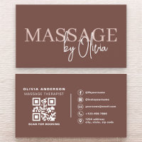 Thérapeute de massage en terre cuite QR Code