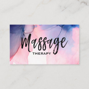 Carte De Visite ** Thérapeute de massage - Thérapie de massage A