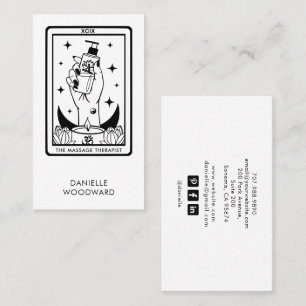 Carte De Visite Thérapeute en massage mystique