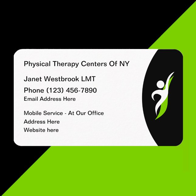 Carte De Visite Thérapeute physique (Créateur téléchargé)