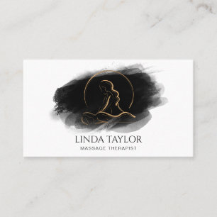 Carte De Visite Thérapie de massage holistique Healer Energy Busin