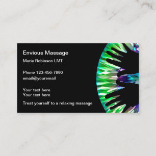 Carte De Visite Thérapie de massage moderne unique