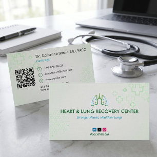 Carte De Visite Thérapie de récupération cardiaque et pulmonaire  