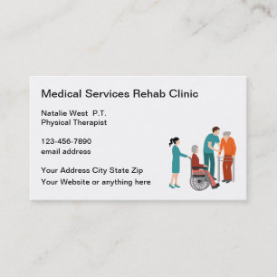 Carte De Visite Thérapie physique professionnelle Médicale