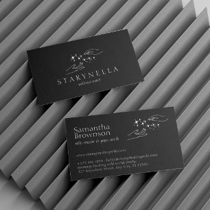 Carte De Visite Thérapie Reiki pour la guérison de l'énergie noire