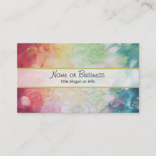 Carte De Visite Thick Textured Abstract