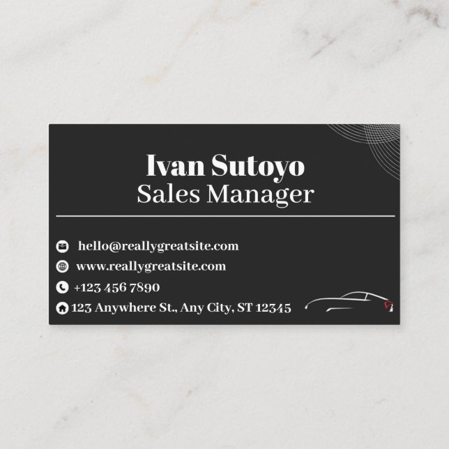 Carte De Visite Timmerman — Automotive Care & Vehicle Enhancement (Dos)