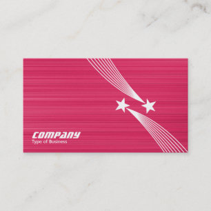 Carte De Visite Tir Stars v2 - Blanc sur Crimson Texture