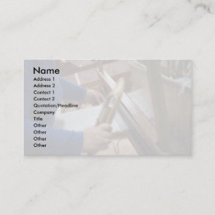 Carte De Visite Tissage açoréen d'artisane