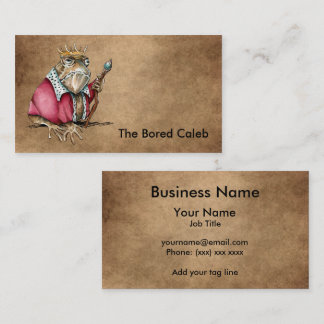 Carte De Visite Toad King