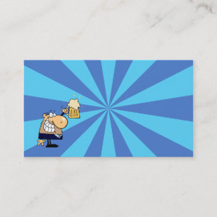 Carte De Visite Toast d'homme d'affaires