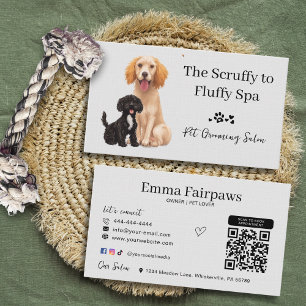 Carte De Visite Toilettage de chien 