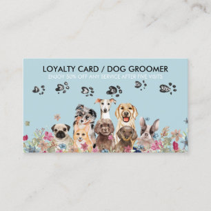 Carte De Visite Toilettage de chien Gardien d'animaux Soldes Fidél