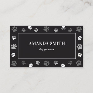 Carte De Visite Toilettage professionnel pour animaux de compagnie