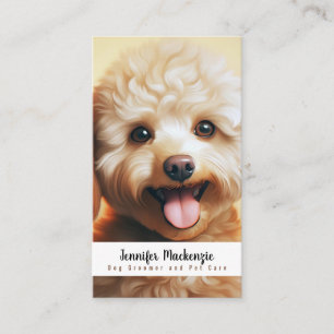 Carte De Visite Toiletteur de chien mignon Service de toilettage S